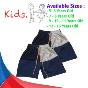 5-6 yrs Unisex Kids Boy & Girl Cotton Short - 2 PACK