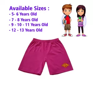 5-6 yrs Unisex Kids Boy & Girl Cotton Short - 1 PACK