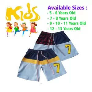5-6 yrs Unisex Kids Boy & Girl Cotton Short - 2 PACK