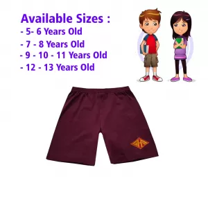 12-13 yrs Kids Boy & Girl Cotton Short Pants - 1PCs