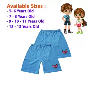 7-8 yrs Unisex Kids Boy & Girl Cotton Short - 2 PACK