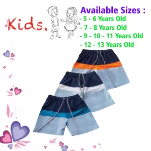 5-6 yrs Unisex Kids Boy & Girl Cotton Short - 3 PACK