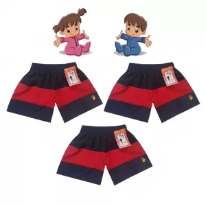 1-2 yrs Baby Cotton Short Pants  - 3 Pack