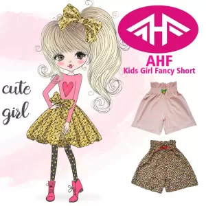 9-10 yrs AHF  Kids Girl Fancy Short Pants 