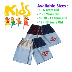 5-6 yrs Unisex Kids Boy & Girl Cotton Short - 2 PACK