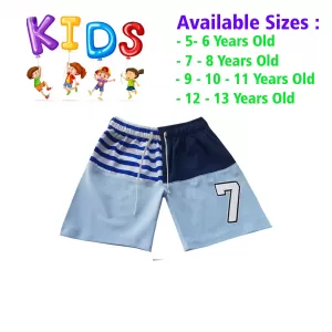 7-8 yrs Unisex Kids Boy & Girl Cotton Short - 1 PACK