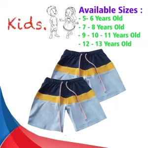 7-8 yrs Unisex Kids Boy & Girl Cotton Short - 2 PACK