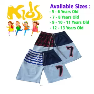 10-11 yrs Unisex Kids Boy & Girl Cotton Short - 2PCs