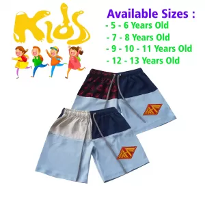 5-6 yrs Unisex Kids Boy & Girl Cotton Short - 2 PACK