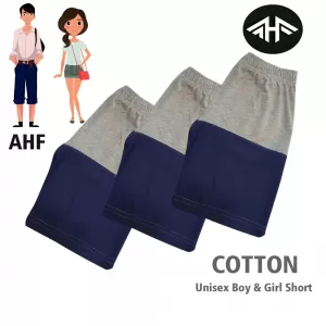 One size Boyand GirlCotton Short Pant - 3 Pack