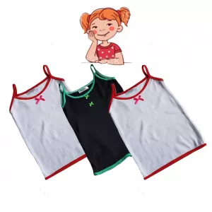 4-5 yrs Kids Girl Cotton Vest Top For Size 4 