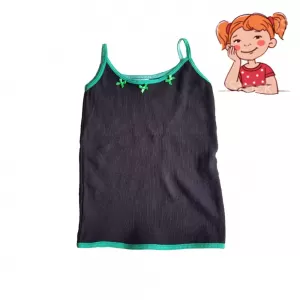 4-5 yrs Kids Girl Cotton Vest Top For Size 4 