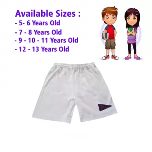 12-13 yrs Kids Boy & Girl Cotton Short Pants - 1PCs