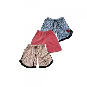 10-11 yrs Kids Girl Short Pure Cotton Pants 