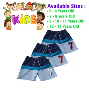 10-11 yrs Unisex Kids Boy & Girl Cotton Short - 3PCs