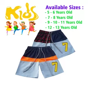 7-8 yrs Unisex Kids Boy & Girl Cotton Short - 2 PACK