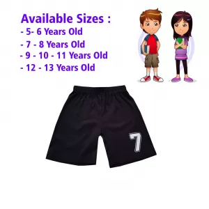 12-13 yrs Kids Boy & Girl Cotton Short Pants - 1PCs