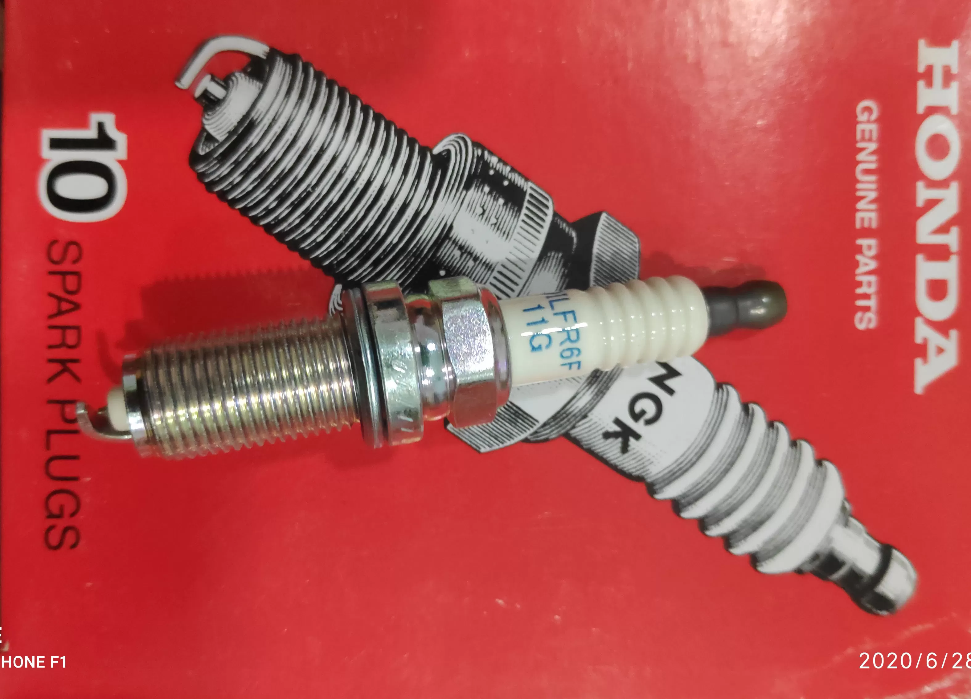 Honda Spark Plug 12290-RBJ-003 NGK DILFR6F11G For Honda Insight - image 5