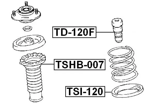 Shock Bumper For Toyota Car Corolla 141 48331-12210 - image 4