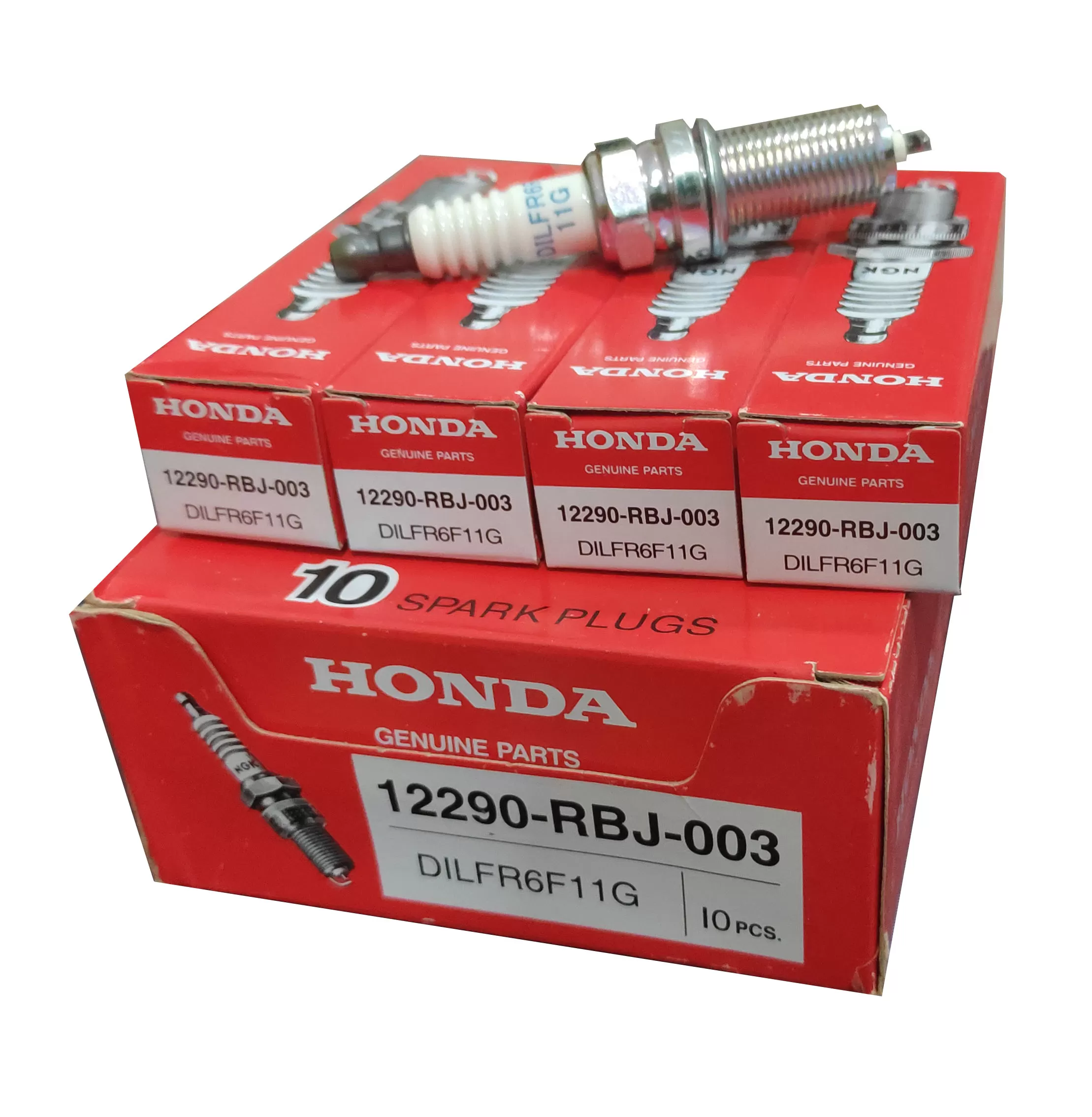 Honda Spark Plug 12290-RBJ-003 NGK DILFR6F11G For Honda Insight - image 1
