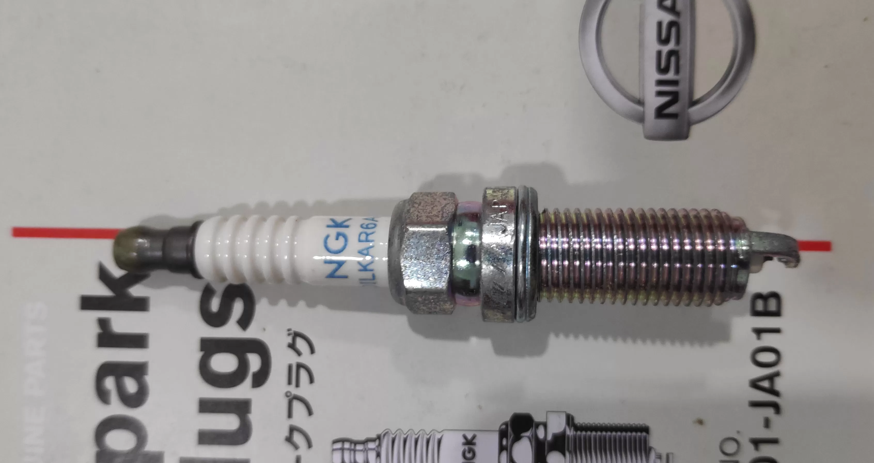 Nissan Spark Plug 22401-JA01B NGK DILKAR6A-11 DENSO FXE20HR11 - image 5