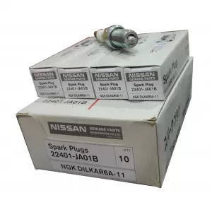 Nissan Spark Plug 22401-JA01B NGK DILKAR6A-11 DENSO FXE20HR11