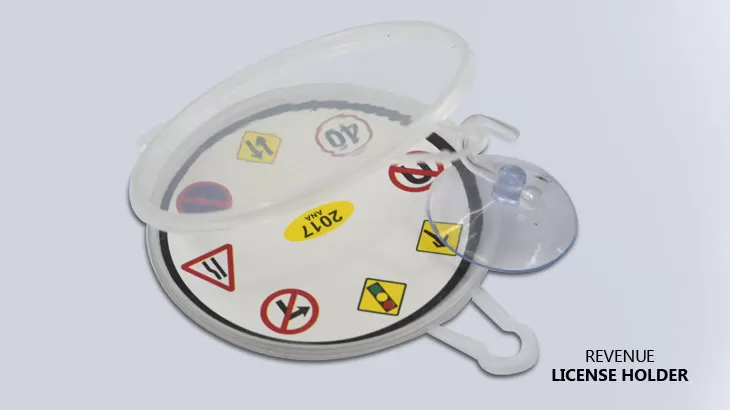 Revenue License Holder With Suction Pad 3.3 " Inch - image 4
