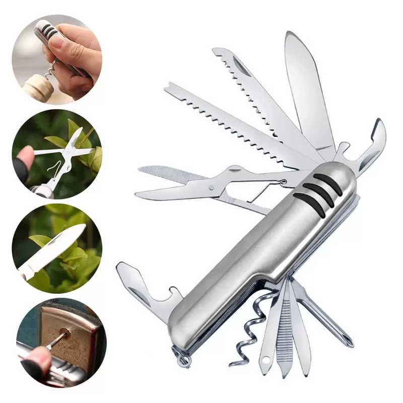 11 in 1 multi purpose folding pocket tools survival