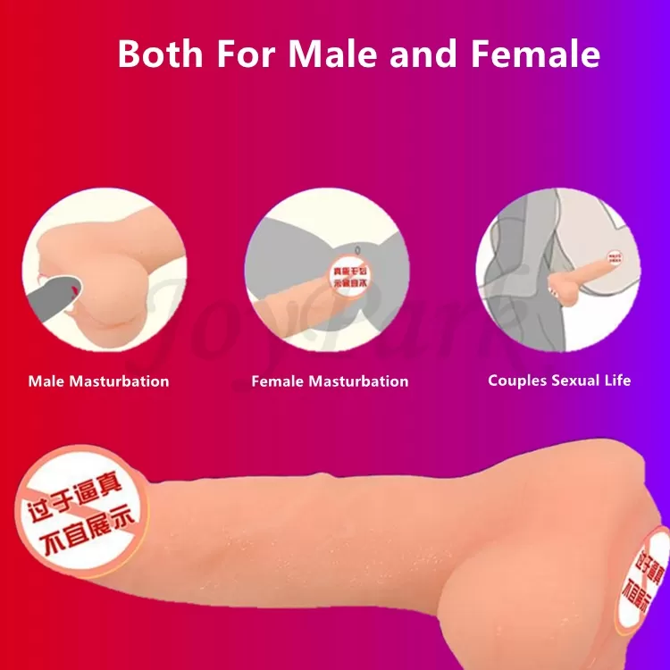 dildo penis extendable condom with vagina sex toy - image 2