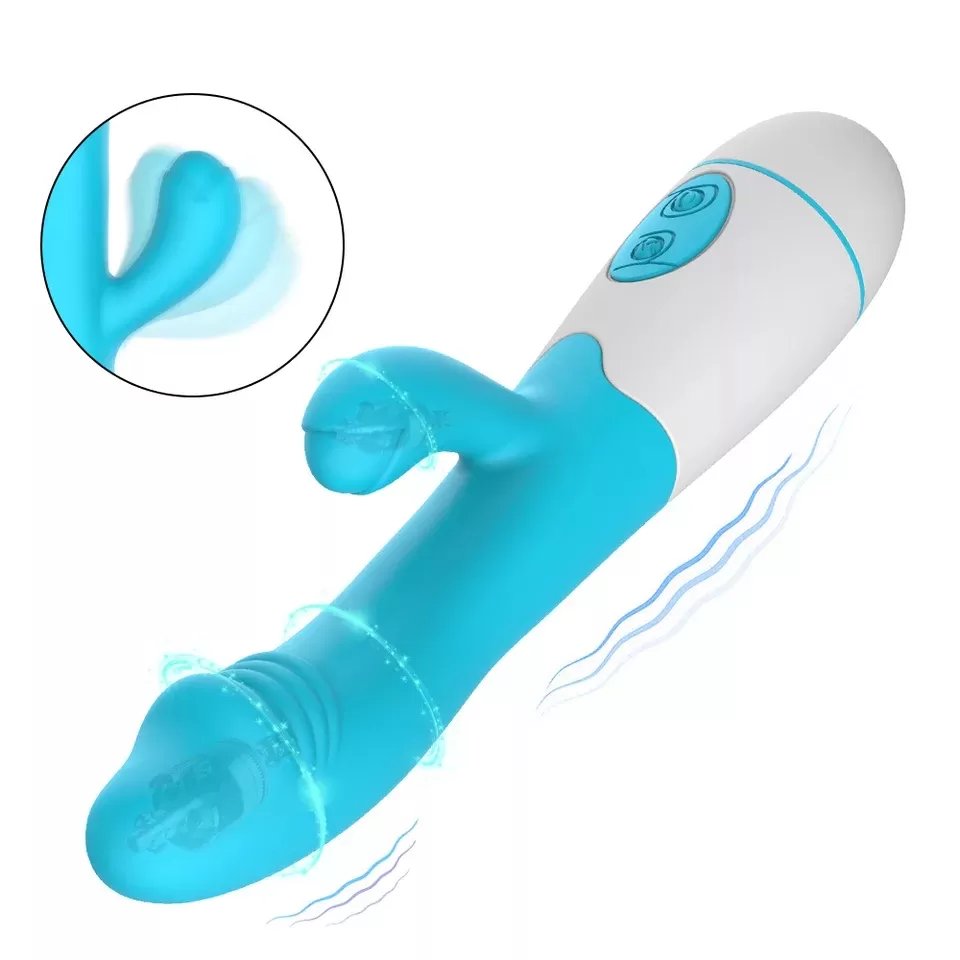 Rabbit Dildo G-Spot Vibrator Orgasm Adultt toy - image 2