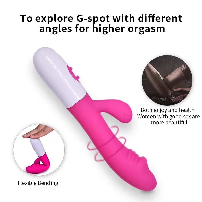 Rabbit Dildo G-Spot Vibrator Orgasm Adultt toy - image 5