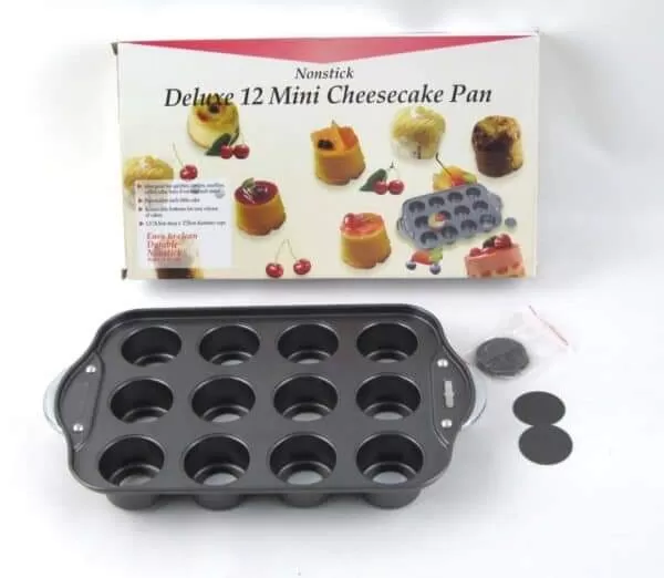 Mini Cheese Cake, Cup Cake Pan 12 Blocks
