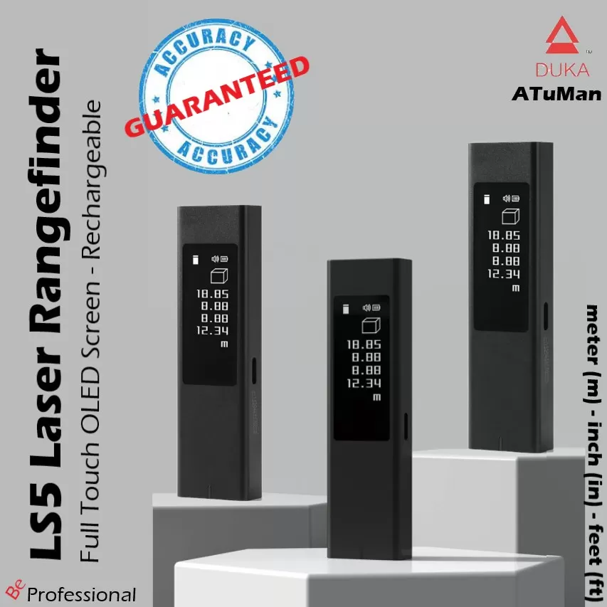 ATuMan DUKA LS5 Touch Screen Portable Laser Rangefinder