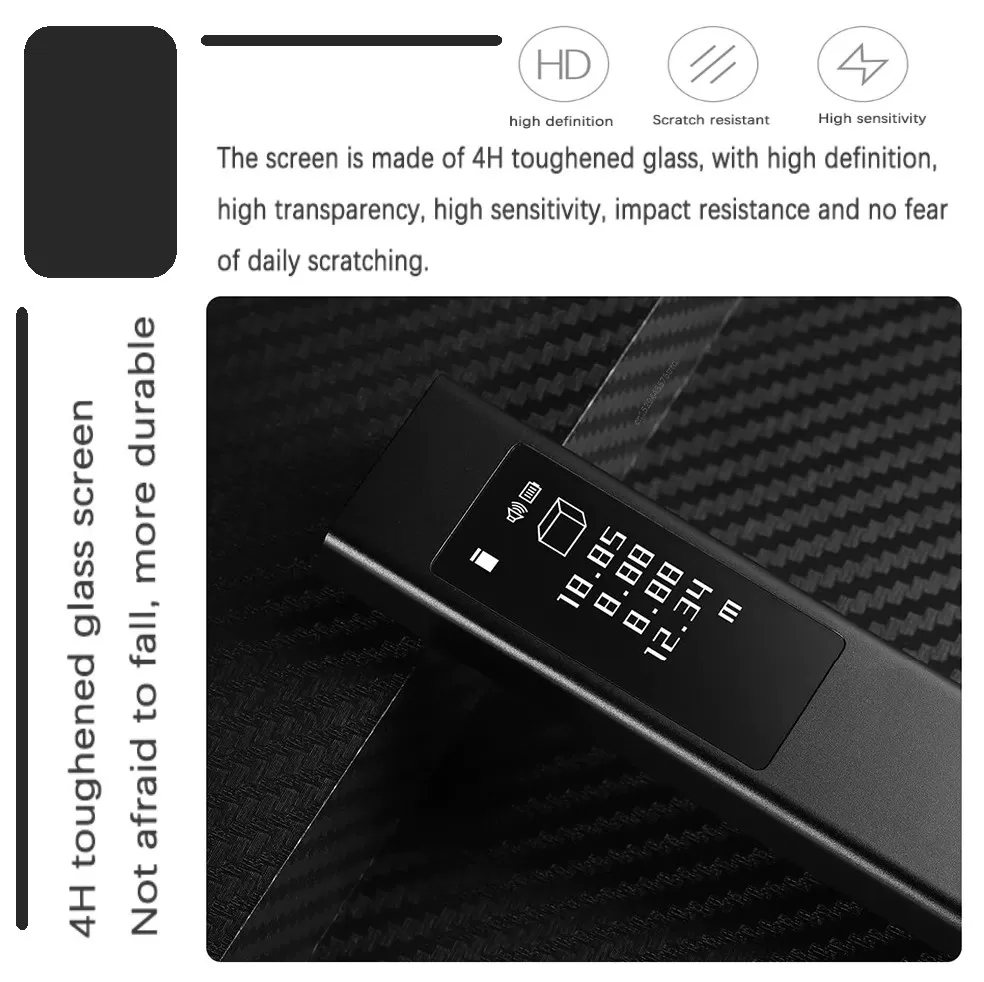 ATuMan DUKA LS5 Touch Screen Portable Laser Rangefinder - image 4