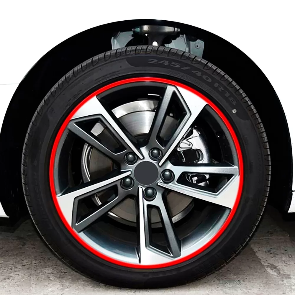 16 PCs  reflective strips on wheel rim stickers - image 3