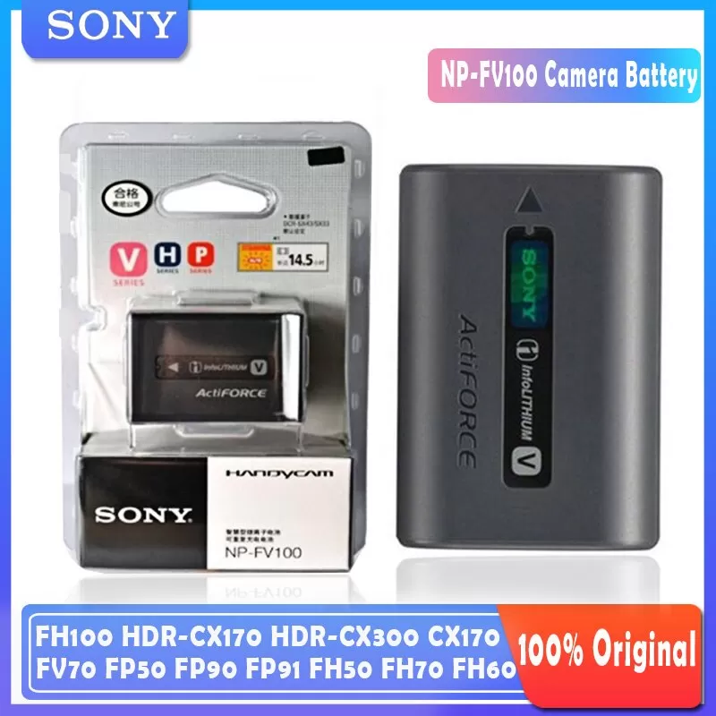 Sony NP-FV100 NPFV100 camera battery