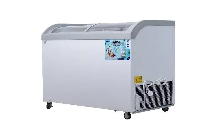 Abans Curved Glass Top Freezer 358L - image 2