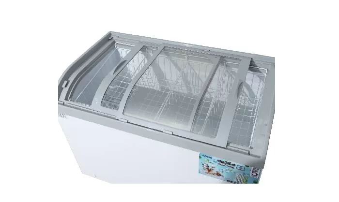 Abans Curved Glass Top Freezer 358L - image 3