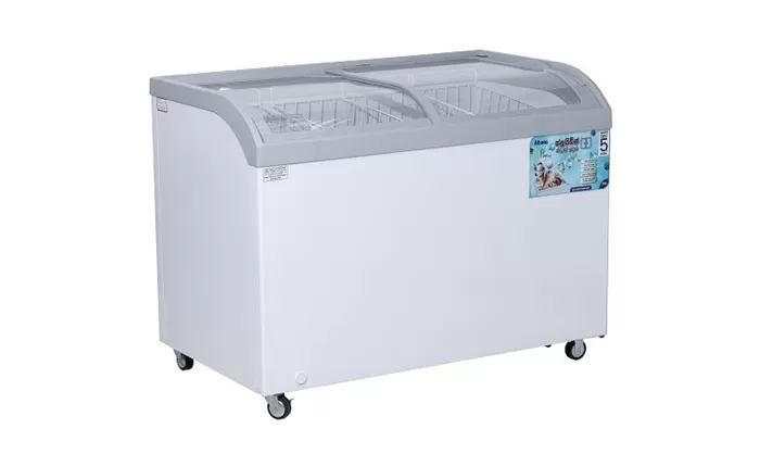 Abans Curved Glass Top Freezer 258L - image 3