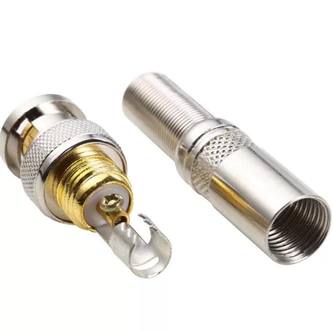 Metal Steel Male Jack Connector Plugs for CCTV Camera - image 3