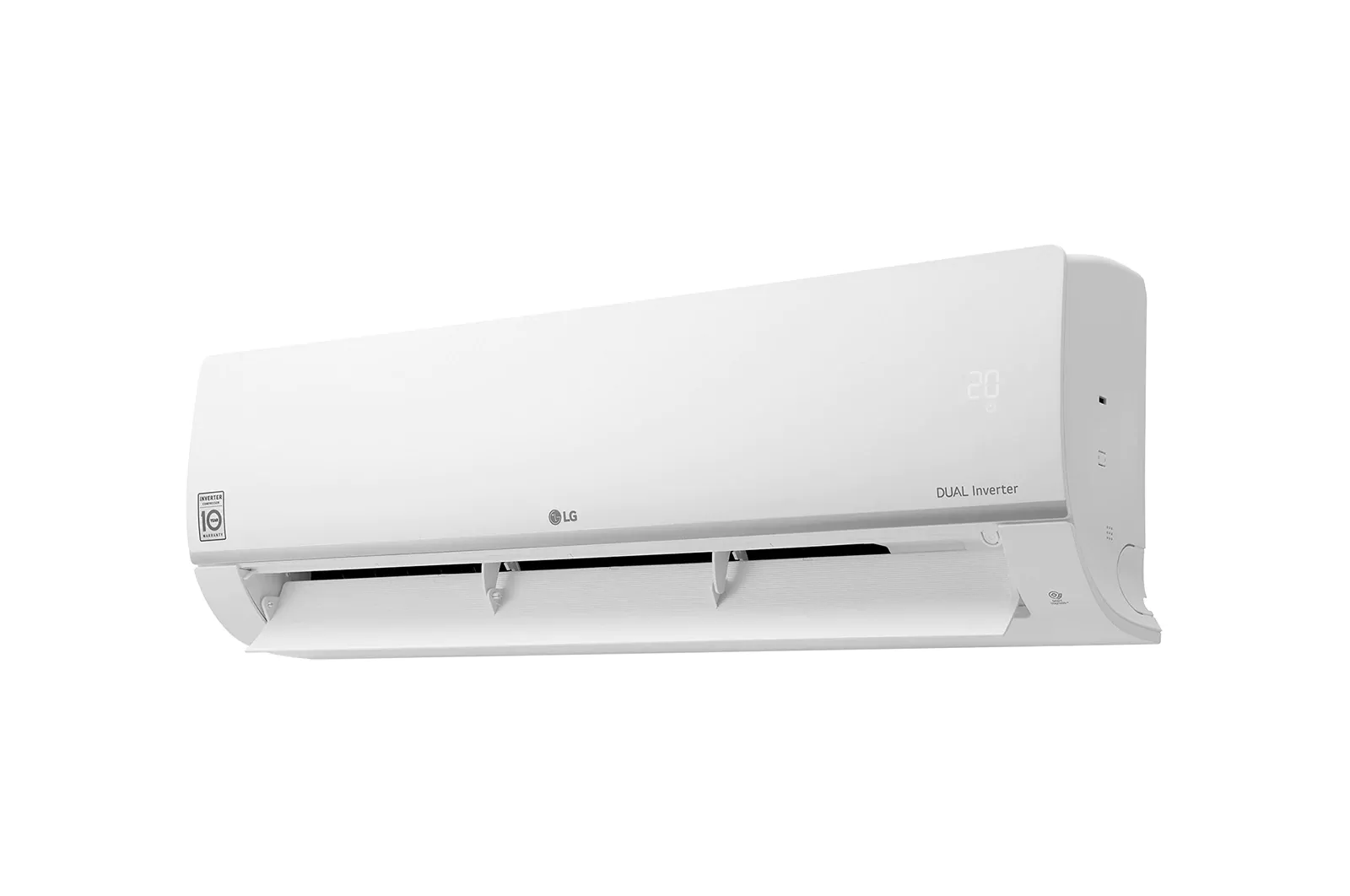 LG 24K Dual Inverter Conditioner Wi-Fi Ocean Black Fin - image 2