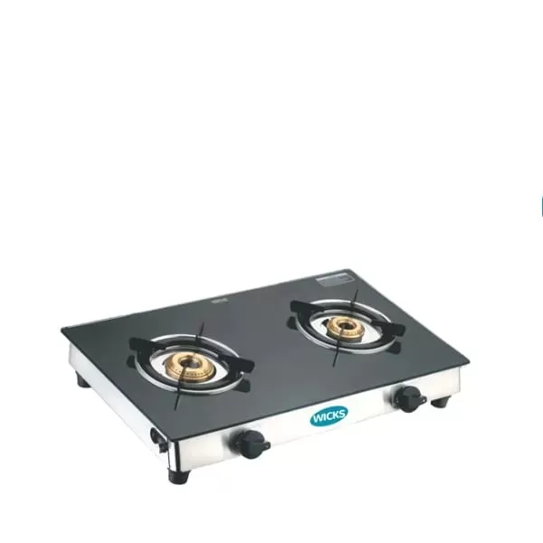 WICKS Two Buner GlassTop Gas Stove