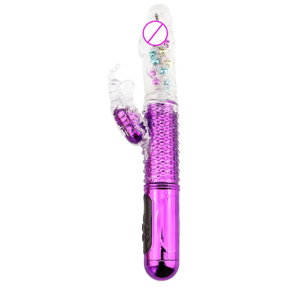 Rabbit rechargeable up and down rotate vibrate sex toy - image 3