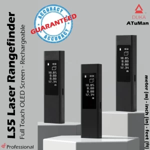 ATuMan DUKA LS5 Touch Screen Portable Laser Rangefinder