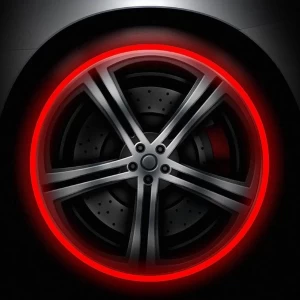 16 PCs  reflective strips on wheel rim stickers