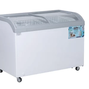 Abans Curved Glass Top Freezer 358L