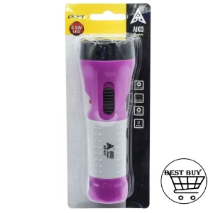 Aiko LED Torch AS 647  0.5W Rechargeable