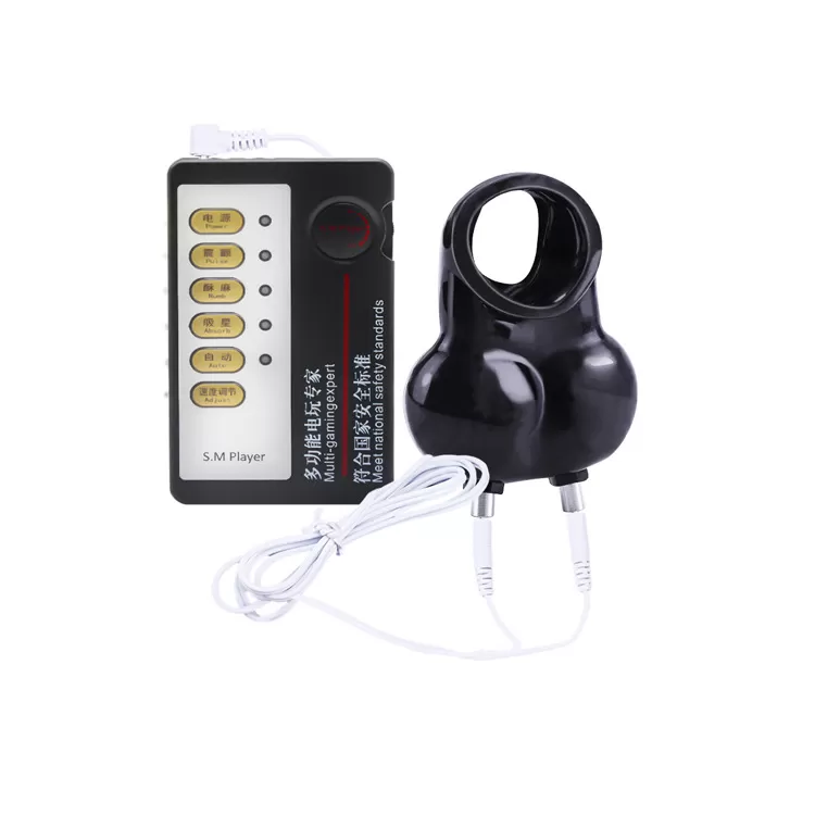 Electric Shock Pulse Scrotum Testicles Chastity sex toy - image 2