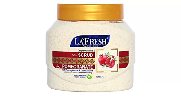 La Fresh Pomegranate 2 in 1 Face & body Scrub, 500 ml