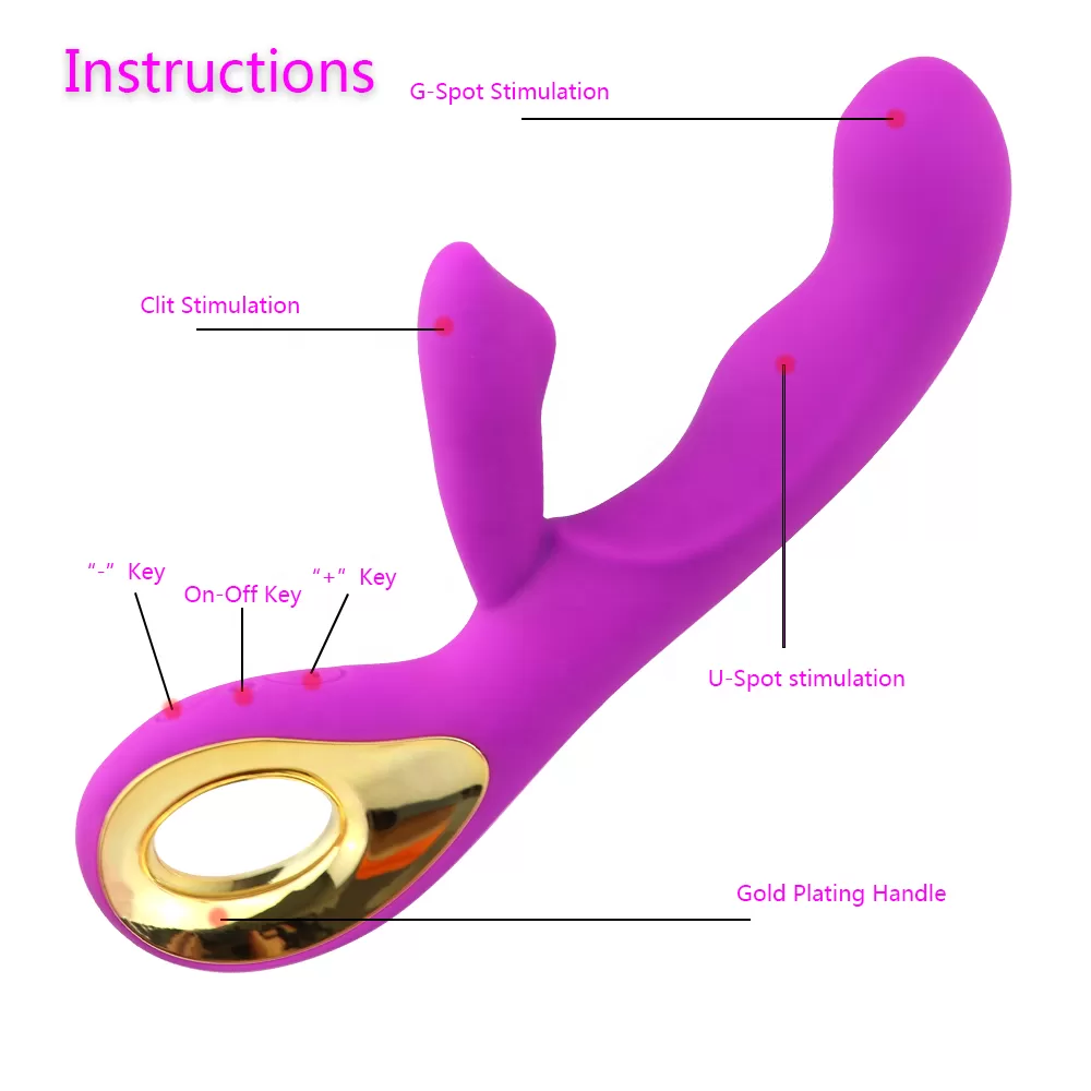 USB Recharge Clitoris Stimulator rabbit vibrator sex toy - image 2